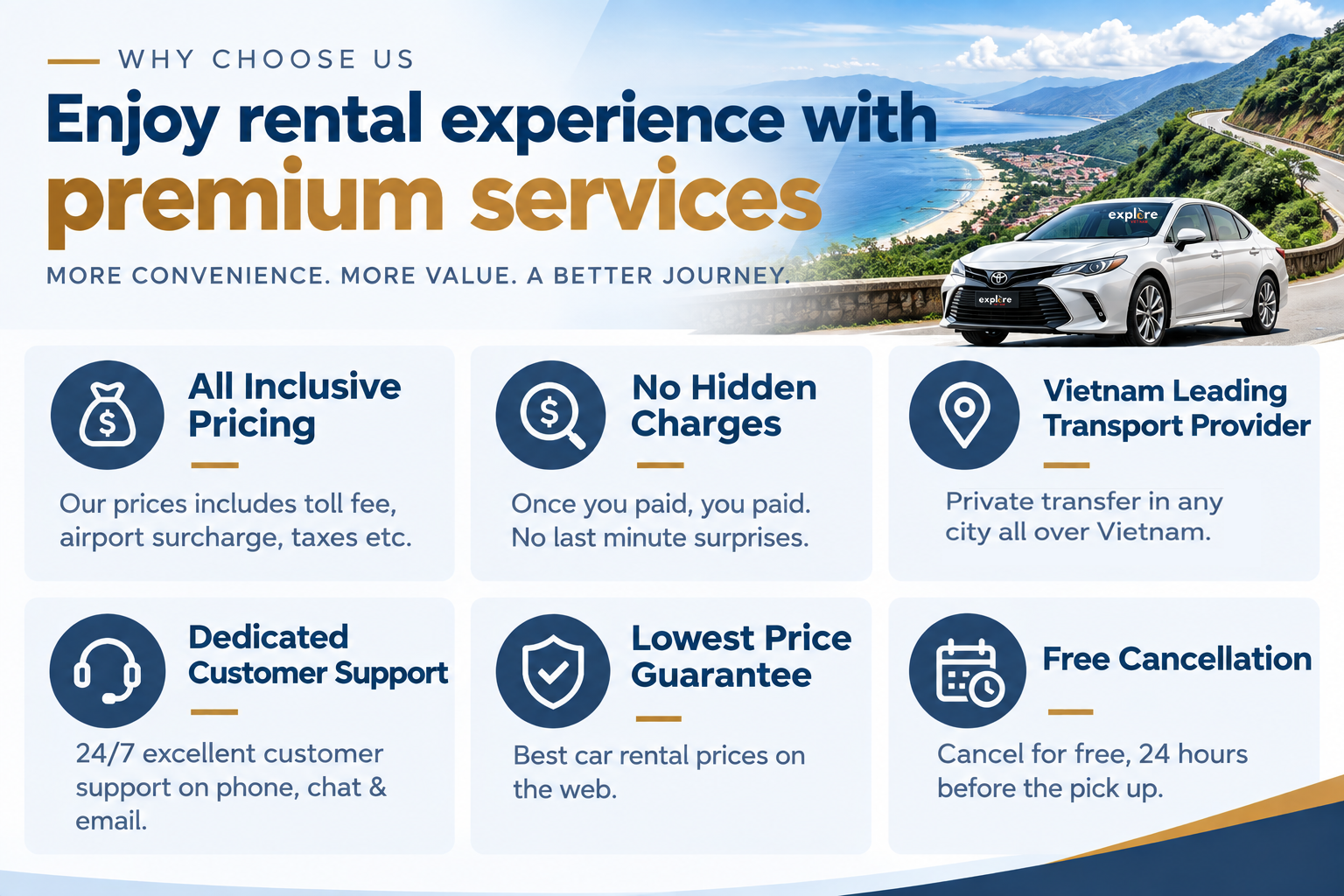 Hoi An private car with driver